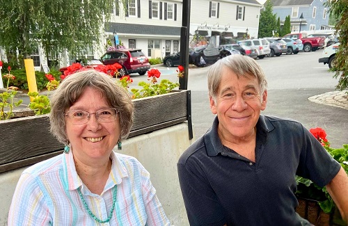 Author Carol de Giere and composer Stephen Schwartz